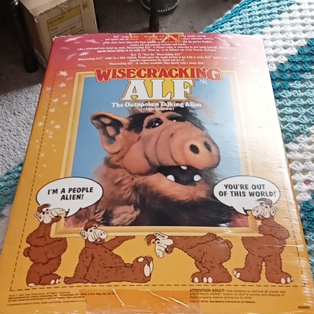 Vintage 1987 Wisecracking ALF Plush Toy - Picture 8 of 9